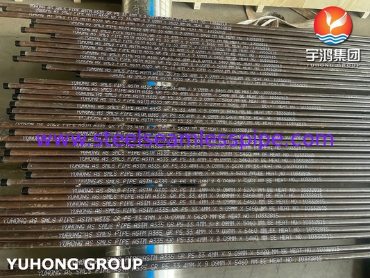 एएसटीएम A335 P5 / X11CrMo5 मिश्र धातु स्टील सीमलेस पाइप उच्च दबाव बॉयलर पाइप