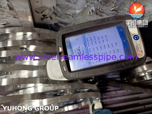 ASTM A240 F904L स्टेनलेस स्टील AWWA C207 तालिका 2 एफएफ फ्लैंज पर वर्ग डी स्लिप