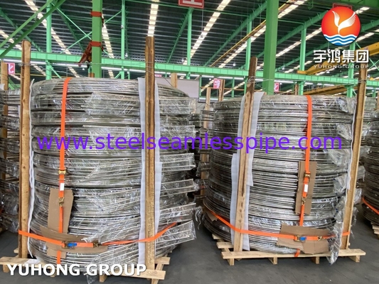ASTM A269 TP316/316L स्टेनलेस स्टील हीट एक्सचेंजर कॉइल ट्यूब ब्राइट एनील्ड
