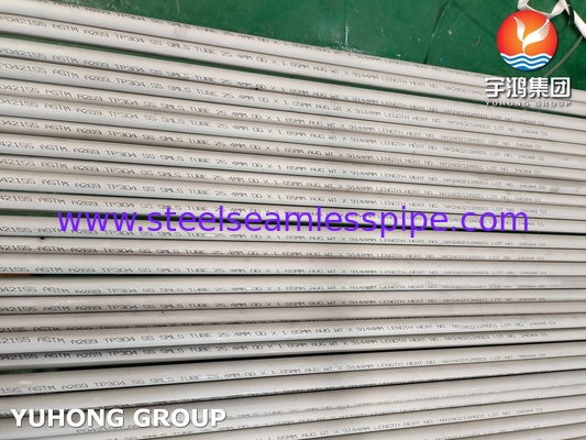 ASTM A269 TP304 स्टेनलेस स्टील सीमलेस ट्यूब अचार और एनील्ड ट्यूबिंग