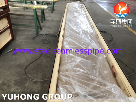 ASME SB111 C70600 C68700 C71500 C44300 सीमलेस ट्यूब 100% HT 15.88 X 1.24 X 6096MM