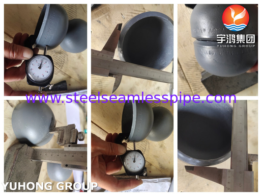 ASME B16.9 ASTM A234 WPB कार्बन स्टील पाइप फिटिंग ब्लैक कोटेड फिटिंग