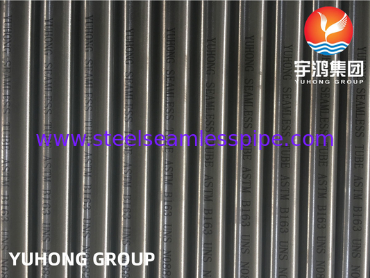 ASME SB163 N08825 कंडेनसर और हीट एक्सचेंजर के लिए निकेल मिश्र धातु सीमलेस ट्यूब