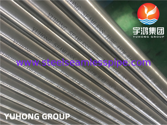ASME SB163 N08825 कंडेनसर और हीट एक्सचेंजर के लिए निकेल मिश्र धातु सीमलेस ट्यूब