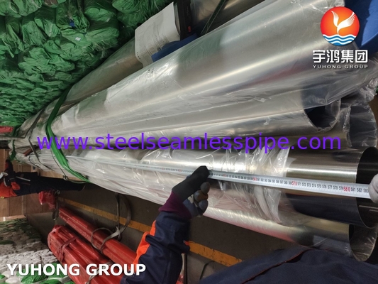ASME SA270 ASTM A270 स्टेनलेस स्टील वेल्डेड ट्यूब पॉलिश 320 240 GRIT TP304