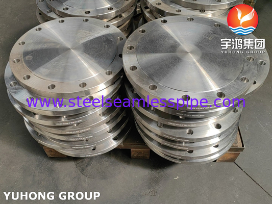 ASME B16.5 ASTM A105 / A105N कार्बन स्टील ब्लाइंड फ्लैंज फोल्डेड BLRF फ्लैंज