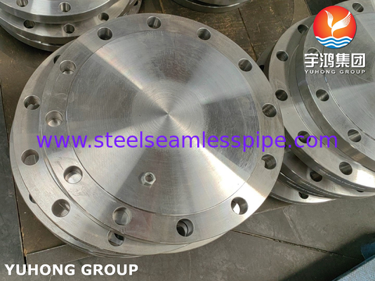 ASME B16.5 ASTM A105 / A105N कार्बन स्टील ब्लाइंड फ्लैंज फोल्डेड BLRF फ्लैंज