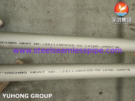 जल उपचार ASTM A790 UNS S32750 सीमलेस सुपर डुप्लेक्स स्टेनलेस स्टील पाइप
