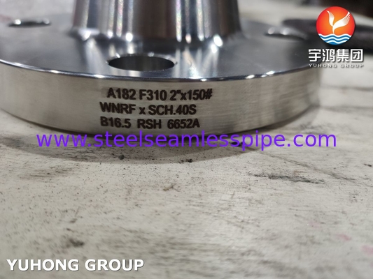 अच्छी वेल्डेबिलिटी ASTM A182 F310 (1.4841) BLRF WNRF फोल्डेड फ्लैंज