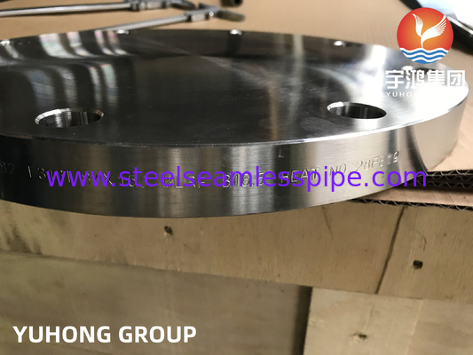 स्टेनलेस स्टील ब्लाइंड फ्लैंज, ASME SA182 F316L (1.4404), उभार चेहरा, B16.5