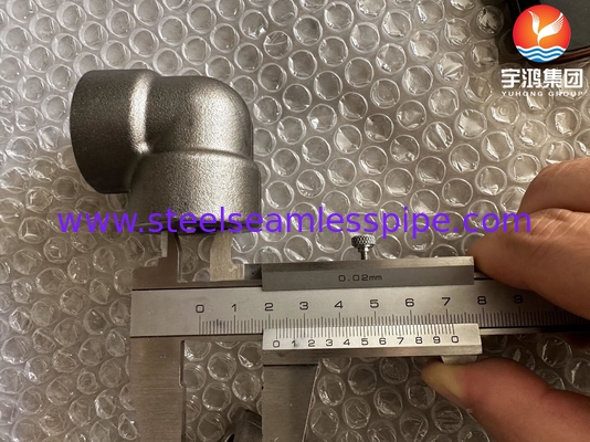 A182 F53 F92 1/2&quot; #3000 90° कोहनी सोकेट वेल्डेड ASME B16.11 बिजली संयंत्रों के लिए