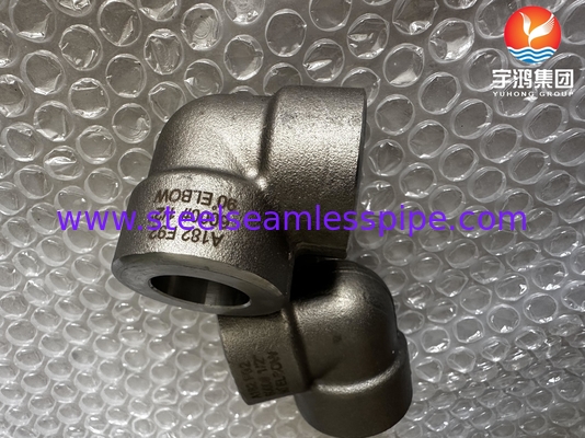A182 F53 F92 1/2&quot; #3000 90° कोहनी सोकेट वेल्डेड ASME B16.11 बिजली संयंत्रों के लिए