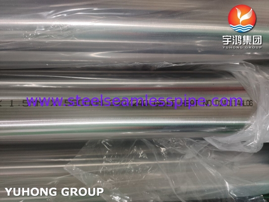 ASTM A270 खाद्य ग्रेड SS304 स्टेनलेस स्टील सेनेटरी ट्यूब पॉलिश ट्यूबिंग