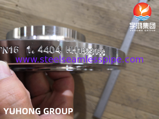 फ्लैट वेल्डिंग फ्लैंज EN1092-1 TYPE 01/A 1.4307 1.4404 DN50/60.3 DN100 PN10/16