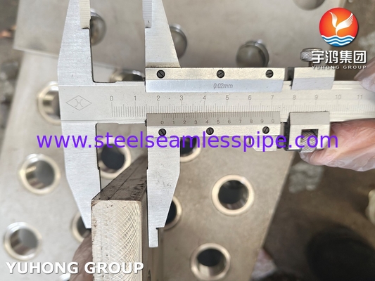 ASTM A240 स्टेनलेस स्टील 304 स्क्वायर ट्यूब शीट गर्मी एक्सचेंजर के लिए बैफल प्लेट