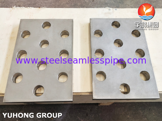 ASTM A240 स्टेनलेस स्टील 304 स्क्वायर ट्यूब शीट गर्मी एक्सचेंजर के लिए बैफल प्लेट