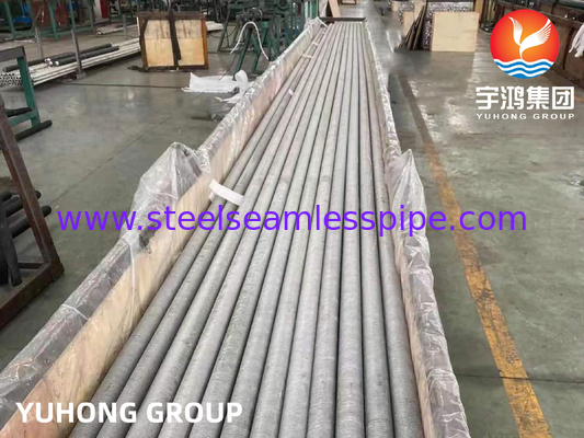 ASME SA249 TP304 AL सूखी ओवन गर्मी विनिमय के लिए T-प्रकार के extruded फिनड ट्यूब गोल आकार