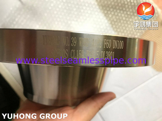 ASTM A182 F60 डुप्लेक्स स्टील फोल्डेड फ्लैंज वेल्ड-नेक रिवाइज्ड फेस / WNRF