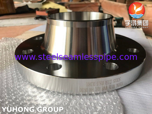 ASTM A182 F60 डुप्लेक्स स्टील फोल्डेड फ्लैंज वेल्ड-नेक रिवाइज्ड फेस / WNRF