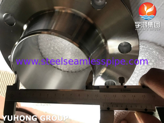 ASTM A182 F60 डुप्लेक्स स्टील फोल्डेड फ्लैंज वेल्ड-नेक रिवाइज्ड फेस / WNRF