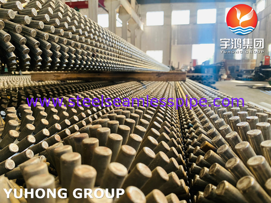 ASTM A312 TP316L गर्मी विनिमय प्रणालियों के लिए स्टड्ड फिनड ट्यूब अनुकूलन योग्य ऊंचाई