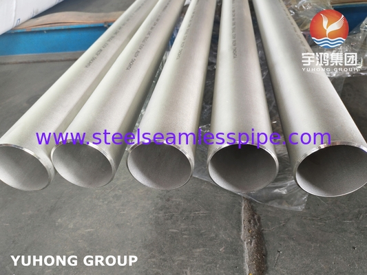 स्टेनलेस स्टील सीमलेस पाइप, ASTM A312 TP316Ti, 16.10 और B16.19, 6, पीई / बीई, गर्म समाप्त सतह