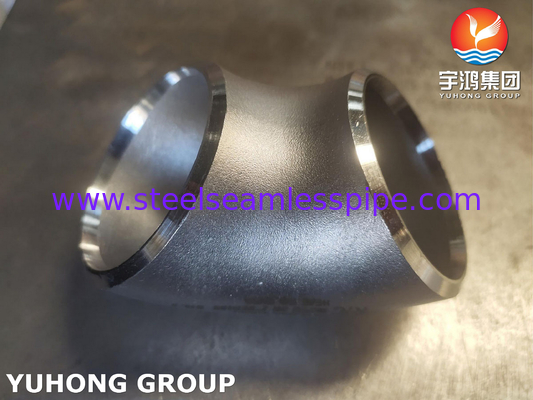 ASTM A815 WP-S UNS S32750 90° / 45° SR कोहनी डुप्लेक्स स्टील BW फिटिंग