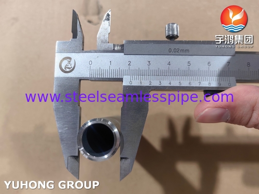 ASME B36.10 पाइप निप्पल ASTM A790 UNS S31803 सीमलेस डुप्लेक्स स्टील निप्पल