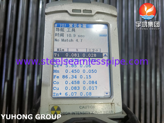 ASTM A213/ASME SA213 GR.T5 मिश्र धातु स्टील सीमलेस ट्यूब गर्मी एक्सचेंजर और बॉयलर अनुप्रयोग के लिए