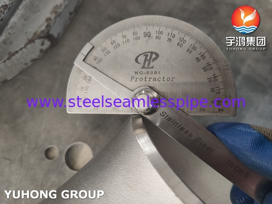 ASTM A403 WP304H स्टेनलेस स्टील बटवेल्ड पाइप फिटिंग 90 डिग्री SR कोहनी