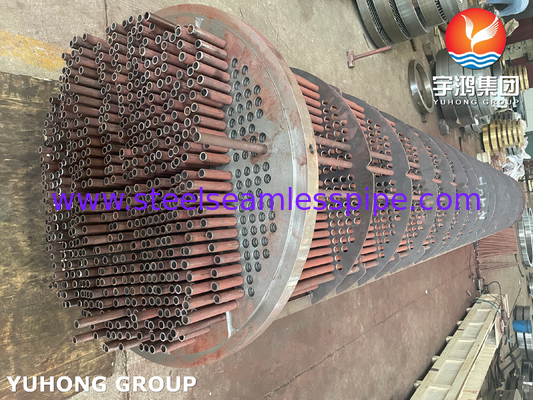 ASTM B111 C68700 हीट एक्सचेंजर के लिए तांबा मिश्र धातु ट्यूब बंडल