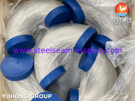 स्टेनलेस / डुप्लेक्स स्टील बटवेल्ड फिटिंग 180 डिग्री रिटर्न कोहनी ASME B16.9