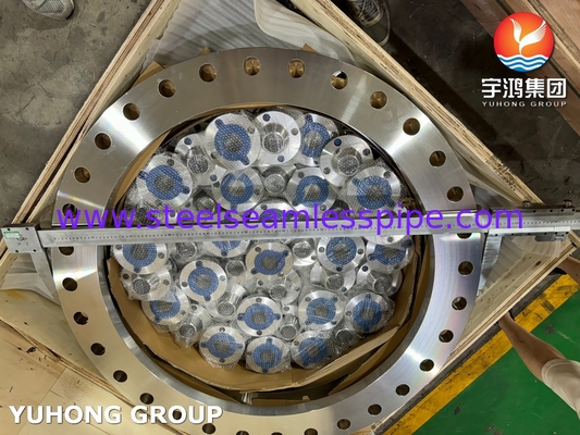 ASTM A240 F904L AWWA C207 तालिका 2 पानी प्रणाली के लिए वर्ग D स्टील रिंग फ्लैंज