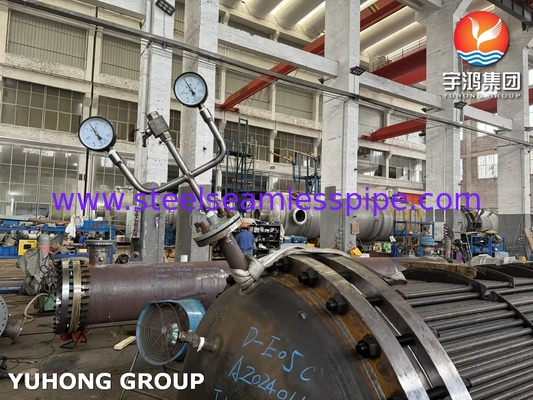 ट्यूब बंडल ASME U STAMP D-E05C ASME SA179 कार्बन स्टील सीमलेस ट्यूब के साथ ASME SA266 Gr.2N ट्यूब शीट
