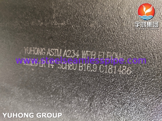 बड़े व्यास वाले फिटिंग ASTM A234 WPB LR 45 डिग्री कोहनी B16.9