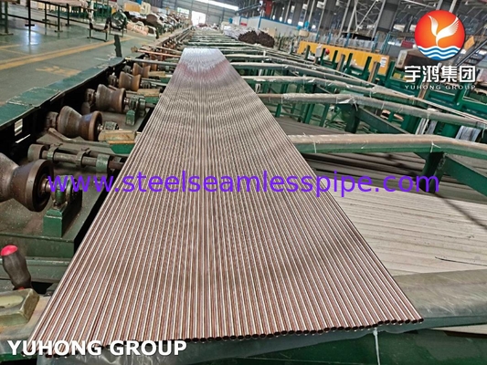 ASTM B111 C70600 नरम एनील O61 तांबा निकेल मिश्र धातु ट्यूब समुद्री पानी ठंडा ट्यूब
