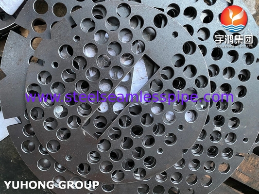 हीट एक्सचेंजर बैफल, समर्थन प्लेट, ASME SA516 GR.70, NACE MR- 0175, MR-0103