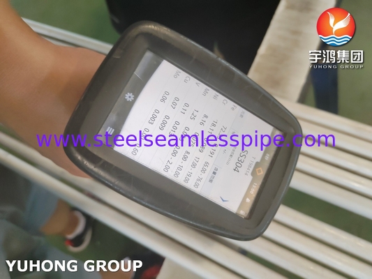 स्टेनलेस स्टील सीमलेस ट्यूब ASME SA213 TP304 1.4301 19.05 X 1.65 X गर्मी एक्सचेंजर के लिए लंबाई