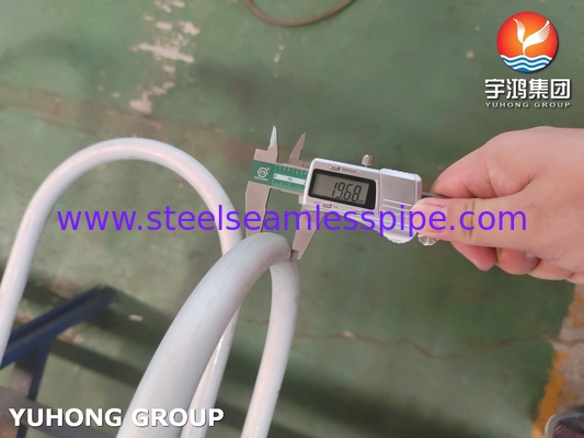 स्टेनलेस स्टील सीमलेस ट्यूब ASME SA213 TP304 1.4301 19.05 X 1.65 X गर्मी एक्सचेंजर के लिए लंबाई
