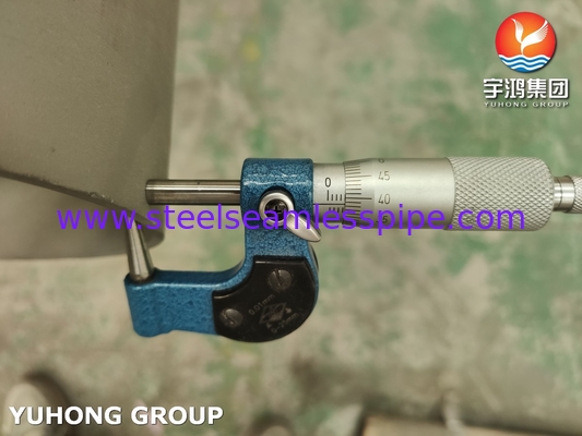 स्टेनलेस स्टील सीमलेस पाइप EN 10216-5 D2/T1 1.4404 TP316L तेल और गैस के लिए