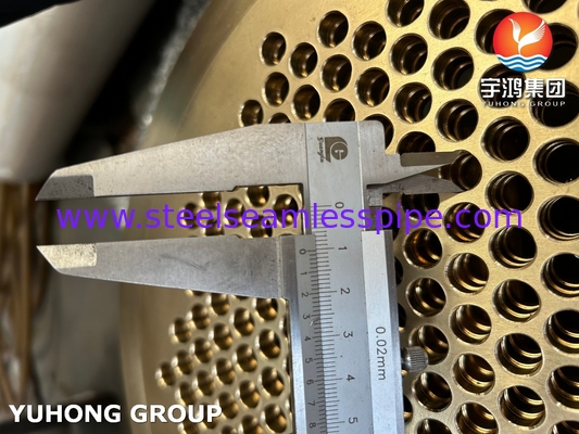 ASTM B171 C46400 हीट एक्सचेंजर और बॉयलर के लिए नौसेना पीतल ट्यूब शीट