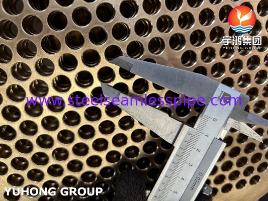 ASTM B171 C46400 हीट एक्सचेंजर और बॉयलर के लिए नौसेना पीतल ट्यूब शीट