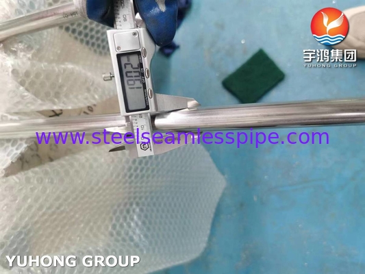 ASTM A249 TP304 BA स्टेनलेस स्टील वेल्डेड ट्यूब, बॉयलर और हीट एक्सचेंजर ट्यूब