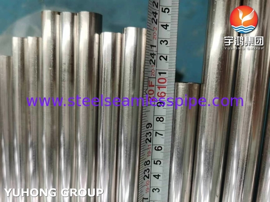 ASTM A249 TP304 BA स्टेनलेस स्टील वेल्डेड ट्यूब, बॉयलर और हीट एक्सचेंजर ट्यूब