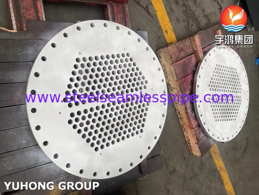 गर्मी एक्सचेंजर के लिए ASME SA240 SS304 स्टेनलेस स्टील ट्यूब शीट