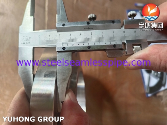 ASTM A182 F60 / UNS S32205 दोहरी स्टील फ्लैंज पर स्लिप मिश्र धातु 2205 SORF फ्लैंज