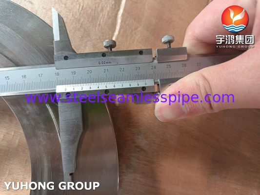ASTM A182 F60 / UNS S32205 दोहरी स्टील फ्लैंज पर स्लिप मिश्र धातु 2205 SORF फ्लैंज