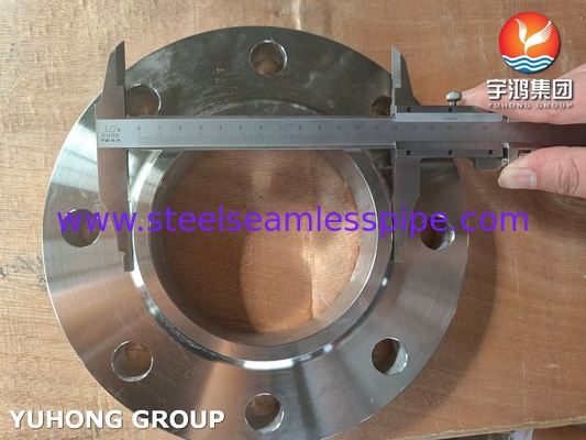 ASTM A182 F60 / UNS S32205 दोहरी स्टील फ्लैंज पर स्लिप मिश्र धातु 2205 SORF फ्लैंज