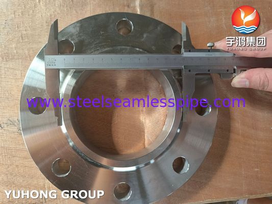 ASTM A182 F60 / UNS S32205 दोहरी स्टील फ्लैंज पर स्लिप मिश्र धातु 2205 SORF फ्लैंज