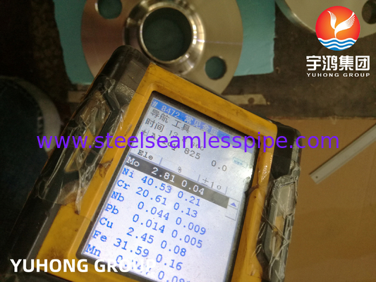ASTM B564 Incoloy 825 / UNS N08825 निकेल मिश्र धातु वेल्डिंग गर्दन फ्लैंज